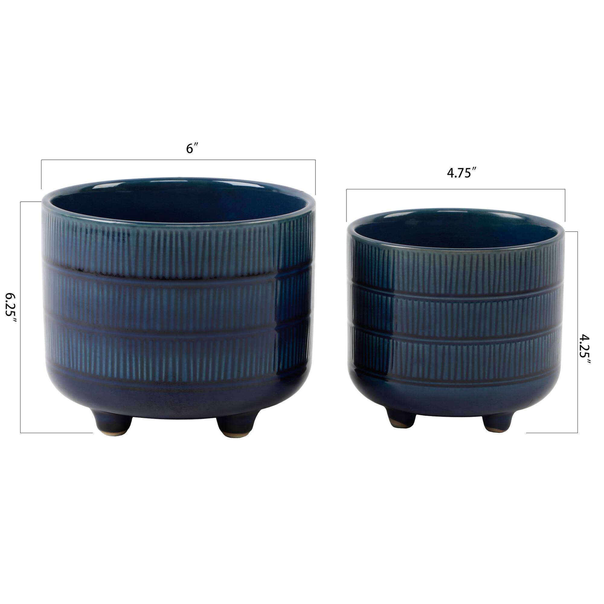 Flora Bunda 6" & 4.75" Barcode Footed Ceramic Set